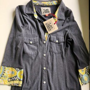 ALP-N-ROCK women's button up top